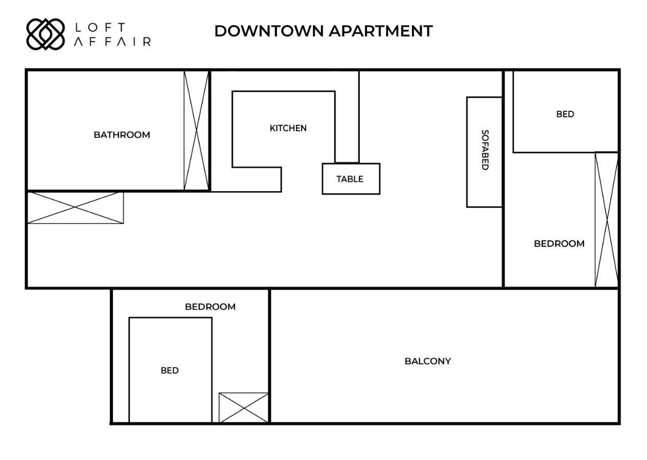 Downtown Apartment - Loftaffair Краков Экстерьер фото